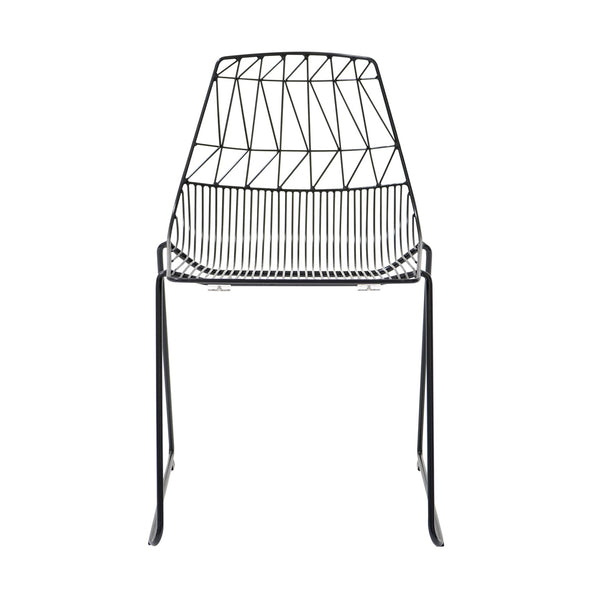 The Lucy Stacking Chair - Set of 2 - Bend Goods - Chairs - Black - No Seat Pad - HORNE