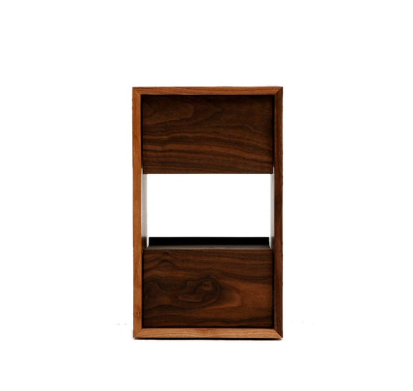 THN 1.0 Night Stand - Artless - Bedside Tables - Walnut with White Lacquer Drawer - HORNE