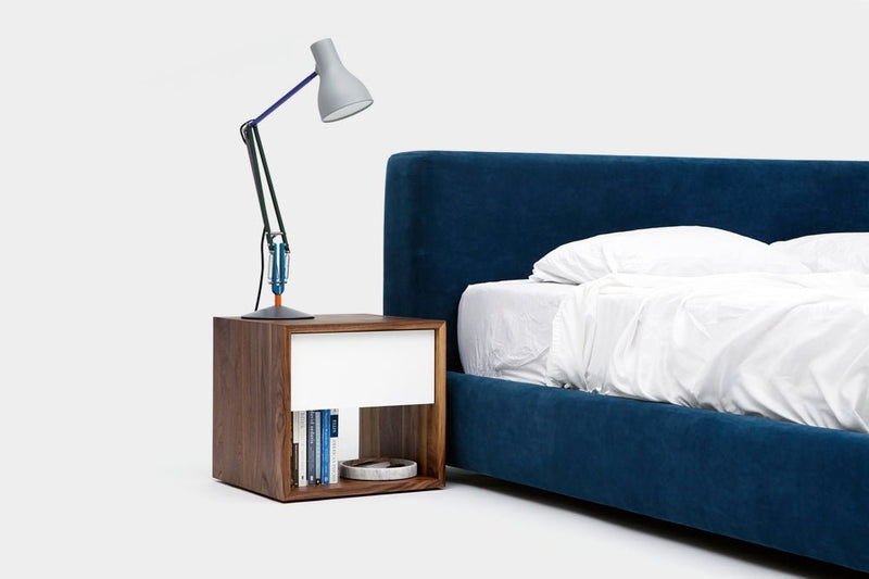 THN .75 Night Stand - Artless - Bedside Tables - Top - Solid Walnut with Walnut Drawer - HORNE