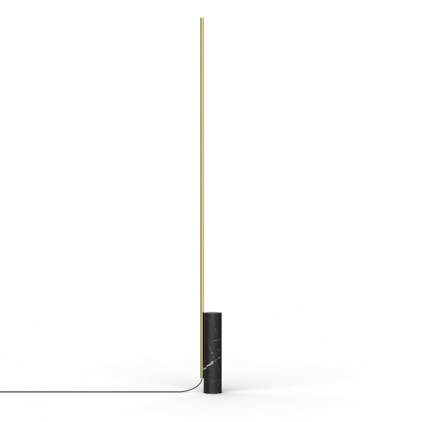 T.O Floor Lamp - Pablo Designs - Floor Lamps - Black Marble/Brass - HORNE