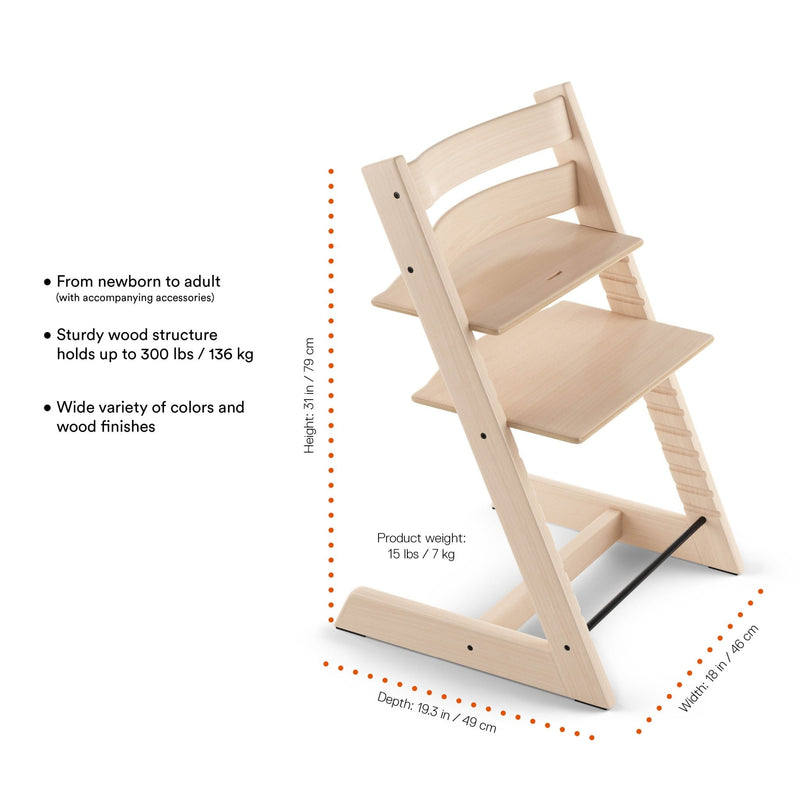 Tripp Trapp Chair Oak - Stokke - Kids' + Baby Furniture - Oak Natural - HORNE