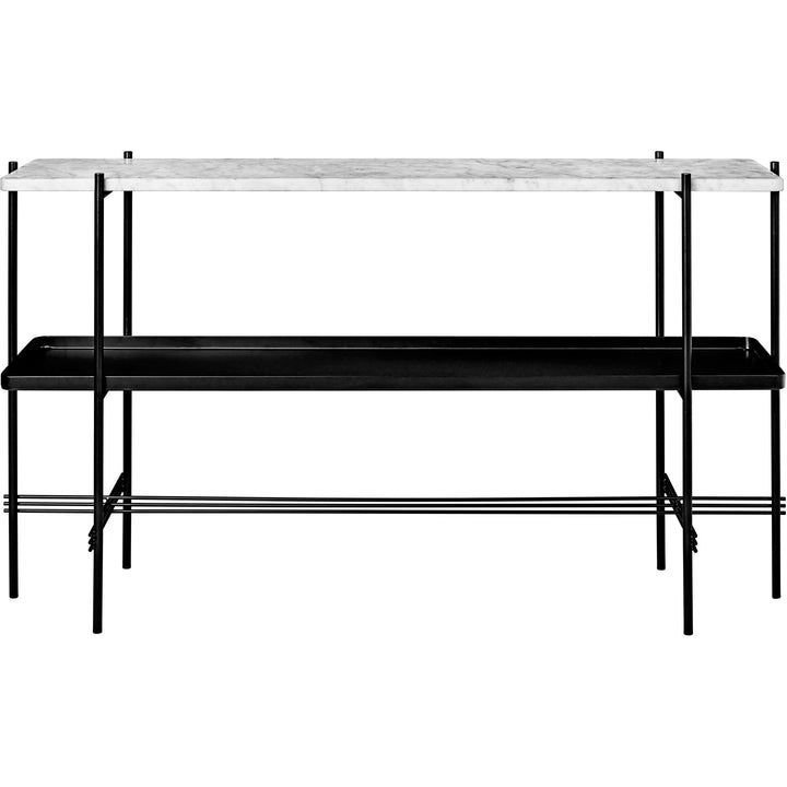 Consol Rectangulaire -1 Marble Plate And 1 Metal Tray