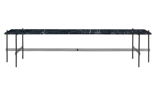 TS Console - 1 Rack - 70.9"L - Gubi - Tables + Desks - Black Marquina Marble - HORNE