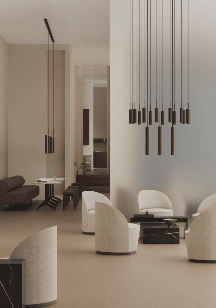 Tubulaire Chandelier - Audo Copenhagen - Chandeliers - Chandelier 38 - HORNE