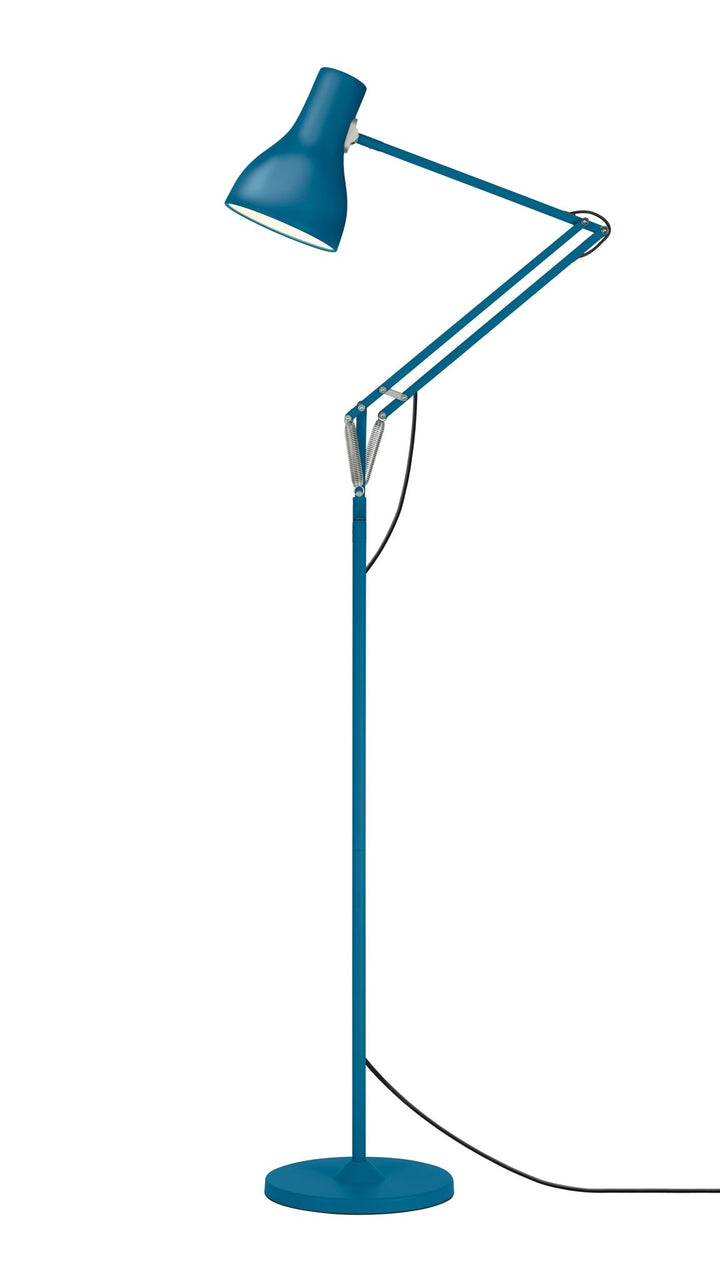 Type 75 Floor Lamp - Margaret Howell Edition - Anglepoise - Floor Lamps - Saxon Blue - HORNE