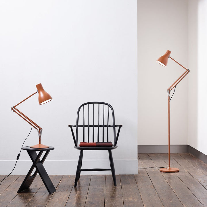 Type 75 Floor Lamp - Margaret Howell Edition - Anglepoise - Floor Lamps - Saxon Blue - HORNE