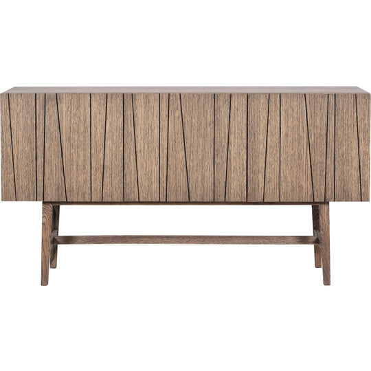 Vass V40:135 Cabinet 3 Doors - Asplund - Sideboards + Cabinets - Black Walnut Oak(P4) - White - 15 - HORNE