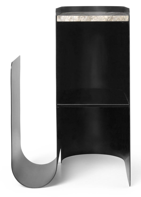 Vault Side Table - Ferm Living - Tables + Desks - Black - HORNE