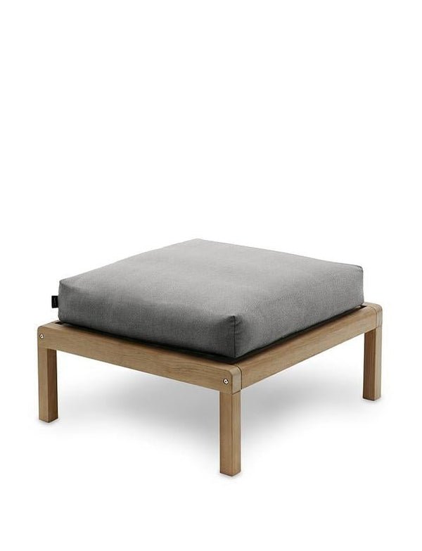 Virkelyst Pouf - Skagerak by Fritz Hansen - Outdoor Furniture - Teak / Ash - HORNE