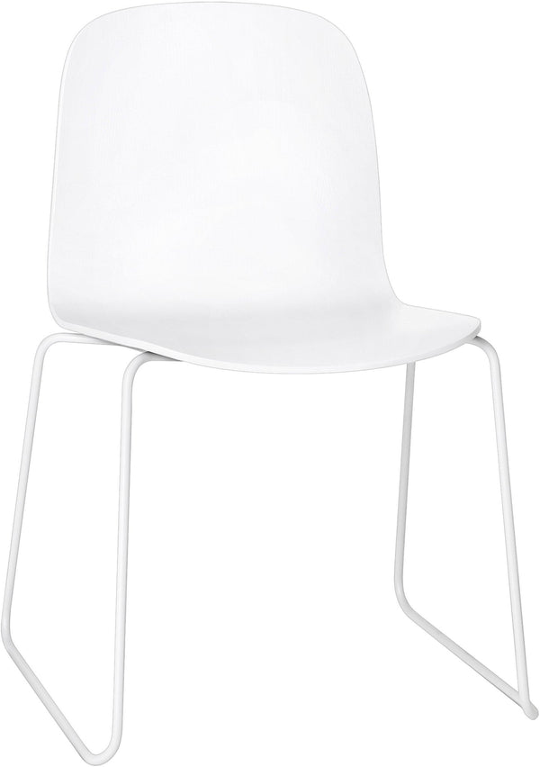 Visu Chair - Sled Base - Muuto - Chairs - White - HORNE