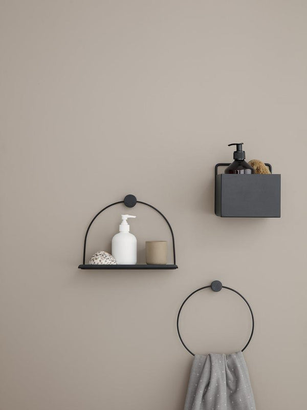 Wall Box - Square - Ferm Living - Outdoor Furniture - Black - HORNE