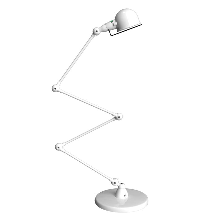 Signal Zig - Zag Floor Lamp - SI433 - Jielde - Floor Lamps - Glossy - White - HORNE