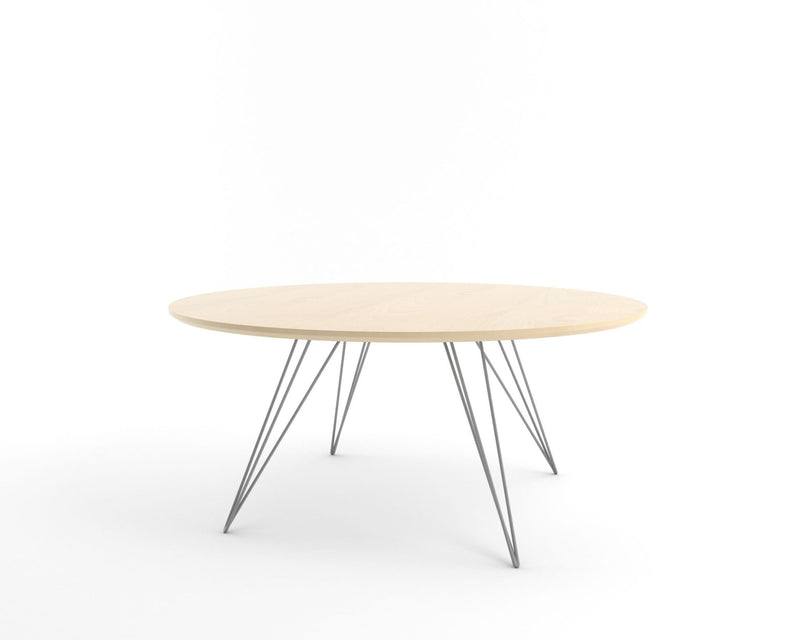 Williams Coffee Table - Large Circle - Tronk - Tables + Desks - Maple - Blood Red - HORNE
