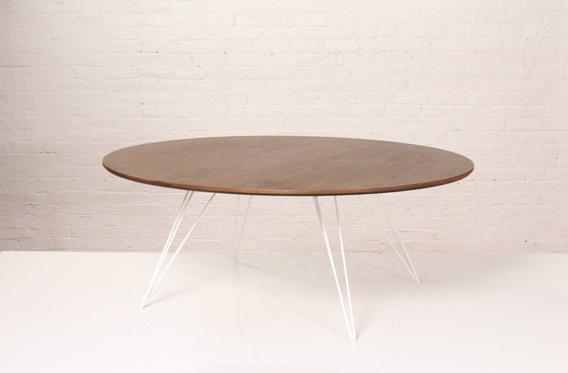 Williams Coffee Table - Large Oval - Tronk - Tables + Desks - Maple - Blood Red - HORNE