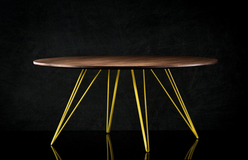 Williams Coffee Table - Large Oval - Tronk - Tables + Desks - Maple - Blood Red - HORNE