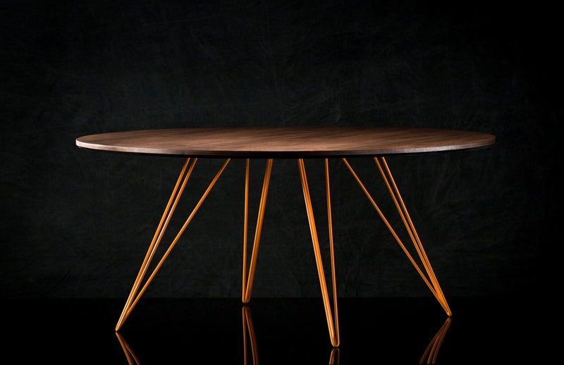 Williams Coffee Table - Large Oval - Tronk - Tables + Desks - Maple - Blood Red - HORNE