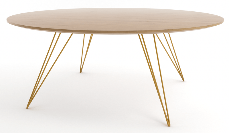 Williams Coffee Table - Large Oval - Tronk - Tables + Desks - Maple - Blood Red - HORNE