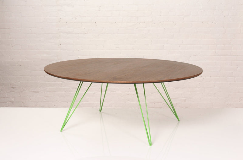 Williams Coffee Table - Small Oval - Tronk - Tables + Desks - Maple - Blood Red - HORNE