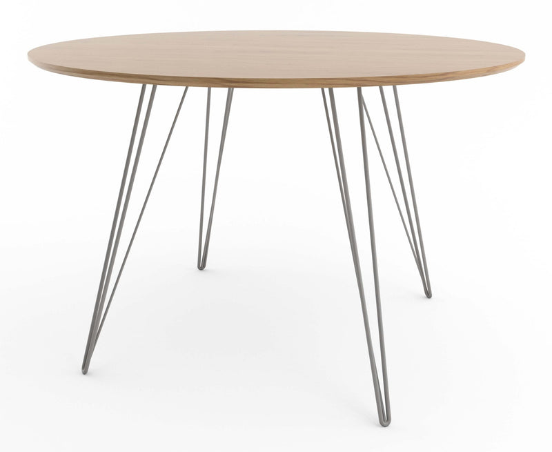 Williams Dining Table - Large Circle - Tronk - Tables + Desks - Maple - Blood Red - HORNE