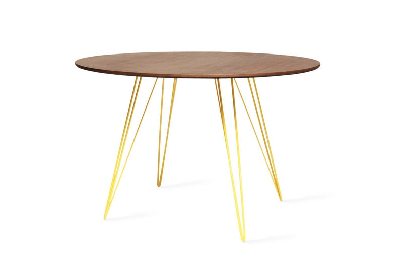 Williams Dining Table - Large Circle - Tronk - Tables + Desks - Maple - Blood Red - HORNE