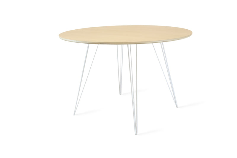 Williams Dining Table - Large Circle - Tronk - Tables + Desks - Maple - Blood Red - HORNE