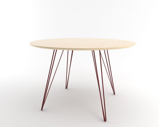 Williams Dining Table - Large Oval - Tronk - Tables + Desks - Maple - Blood Red - HORNE