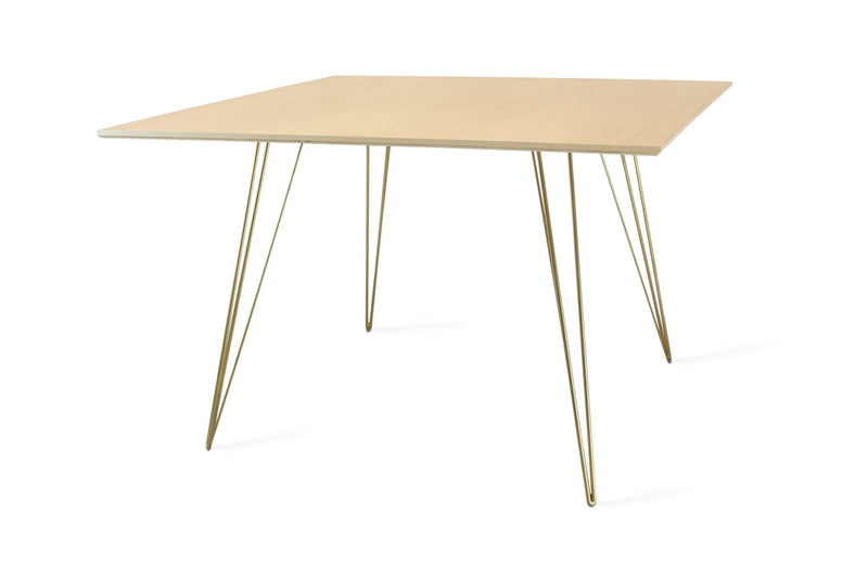 Williams Dining Table - Large Square - Tronk - Tables + Desks - Maple - Blood Red - HORNE