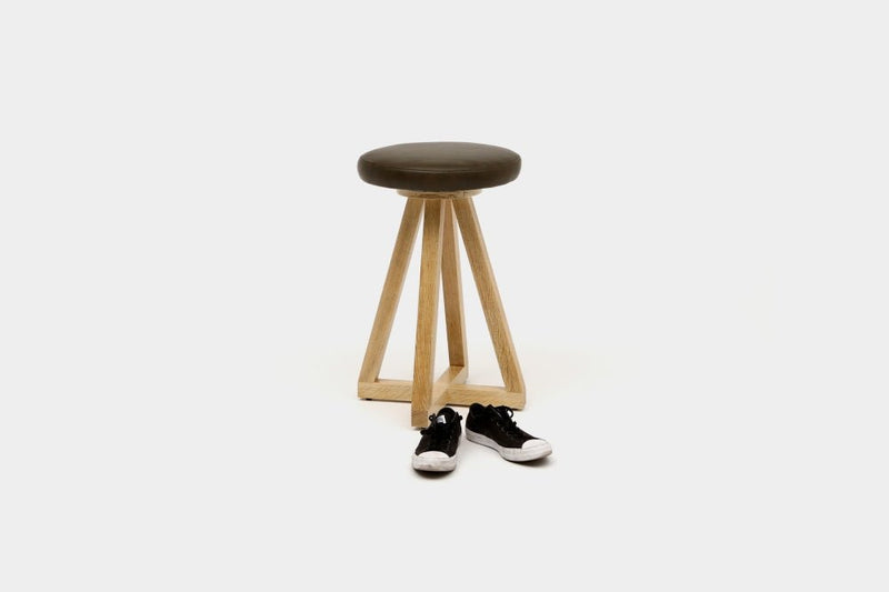 X2 Stool - Artless - Stools + Benches + Ottomans - Walnut - Blackbean - HORNE
