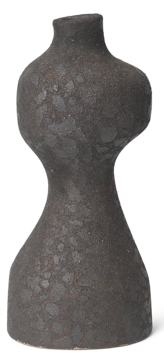 Yara Vase - Ferm Living - Vases - Medium - Rustic Iron - HORNE