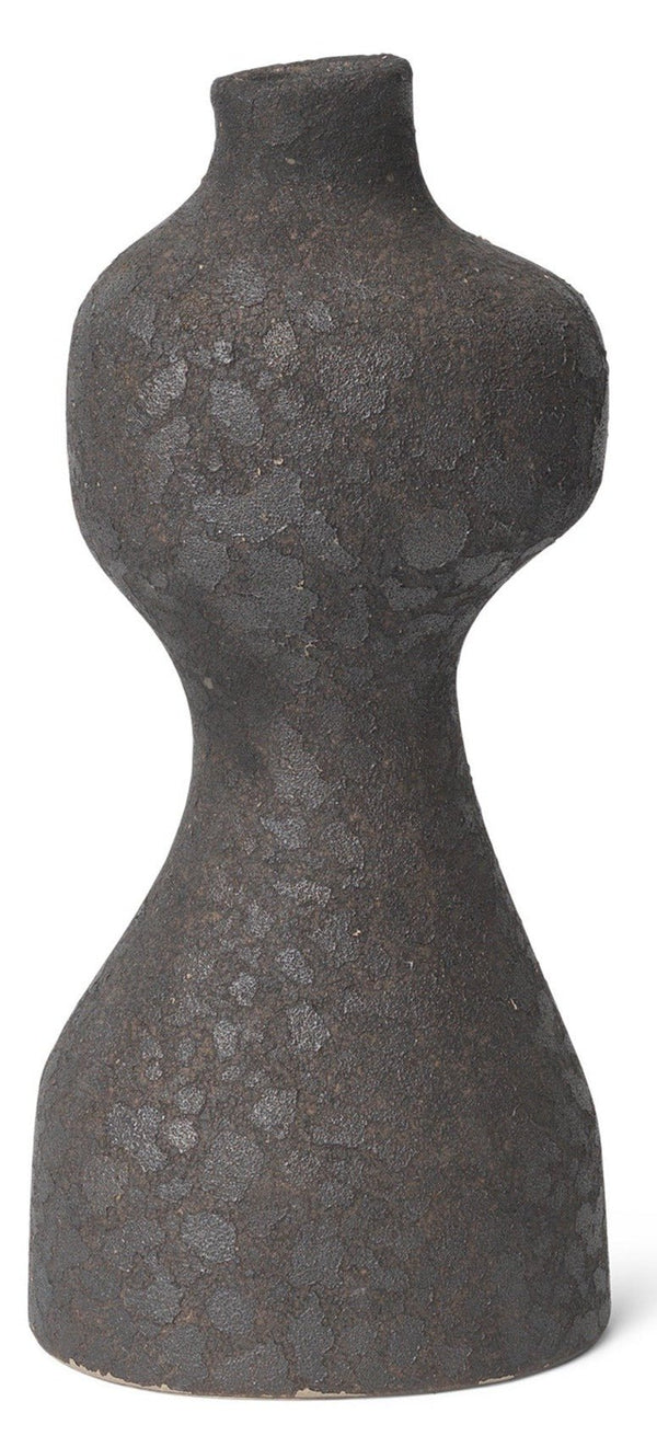 Yara Vase - Ferm Living - Vases - Medium - Rustic Iron - HORNE