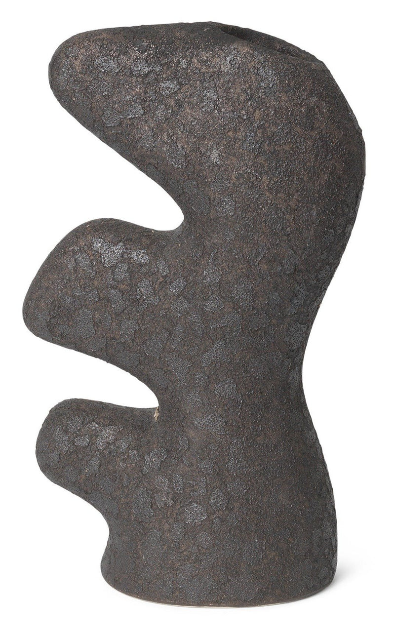 Yara Vase - Ferm Living - Vases - Small - Rustic Iron - HORNE